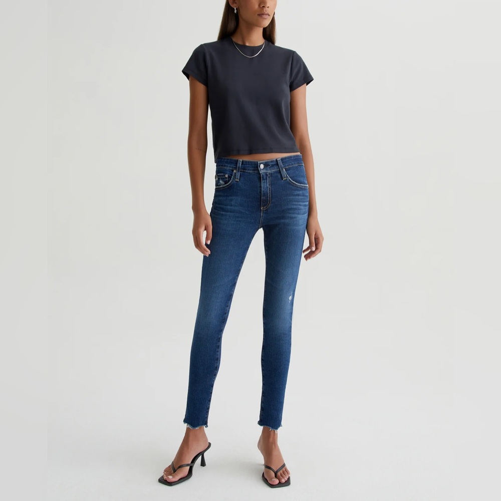 AG Adriano Goldschmied Farrah Skinny Ankle Jeans in 9 Years Departure